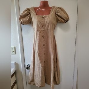 Square neck maxi dress